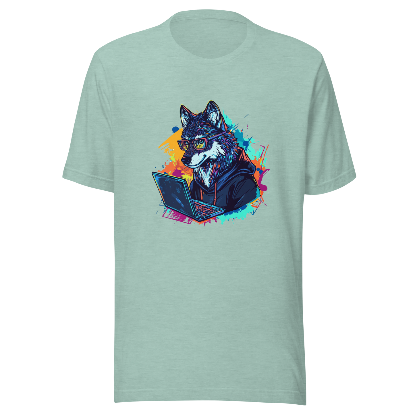 Unisex t-shirt "Wolf of Code Street"