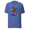 Unisex t-shirt "Galactic Serenity: Yoga Pose with Cosmic Tree" - Radiant Art of Radiant Group