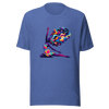 "Universal Flow: Abstract Cosmic Yoga" Graphic Unisex T-Shirt - Radiant Art of Radiant Group