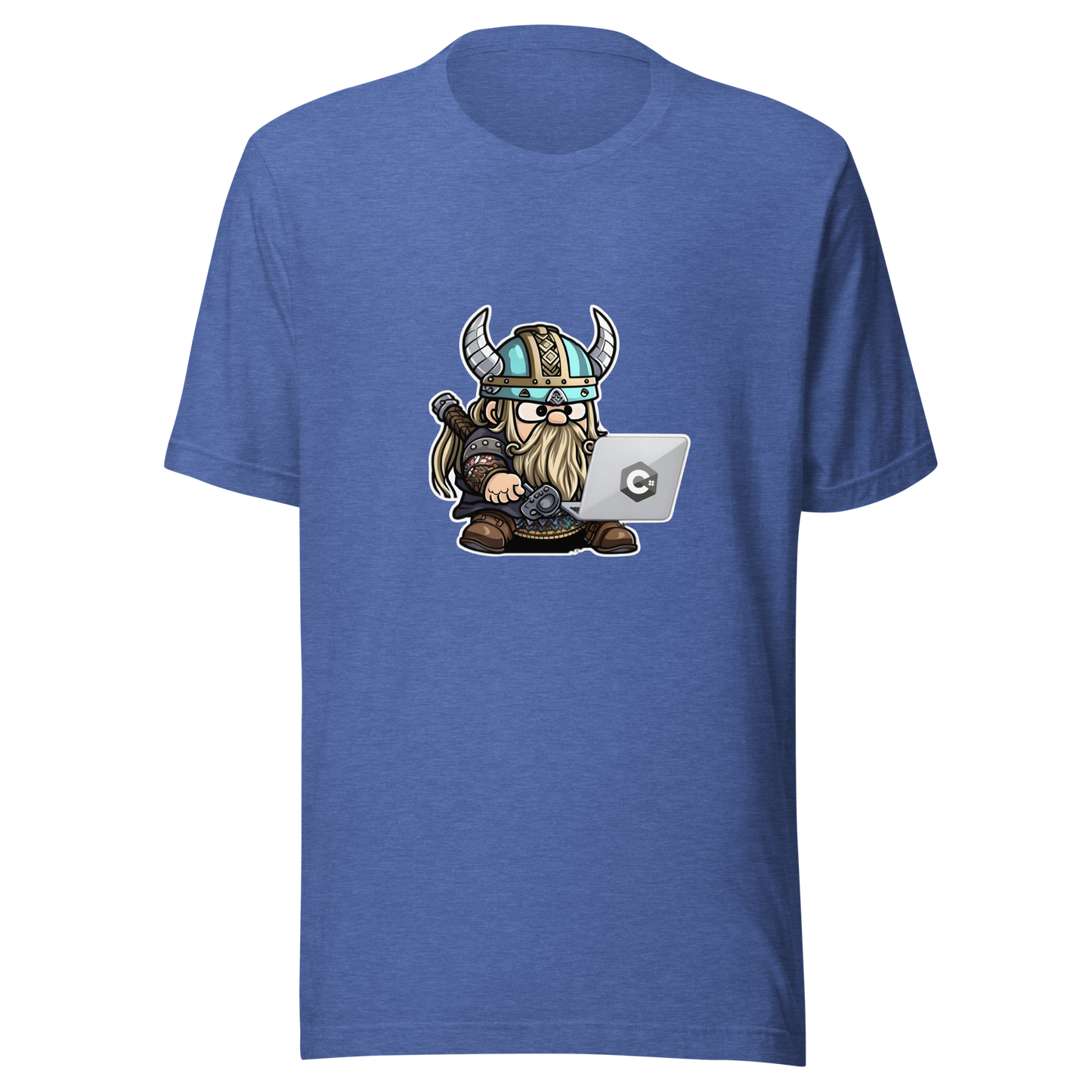 Unisex t-shirt with viking-programmer: Valhalla Debugging Squad