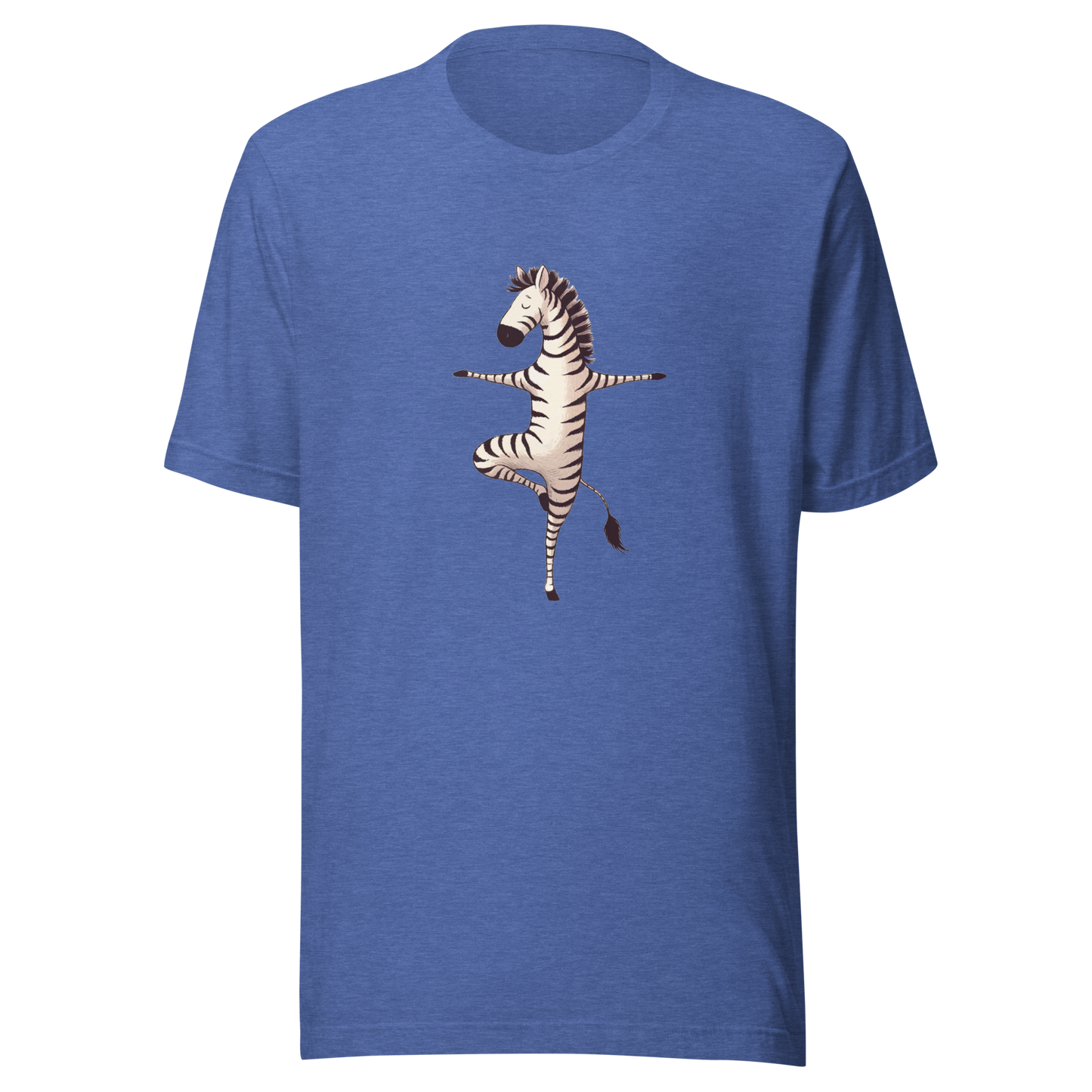 Unisex t-shirt Yoga Zebra