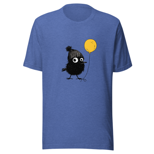 Unisex t-shirt Bird and Balloon