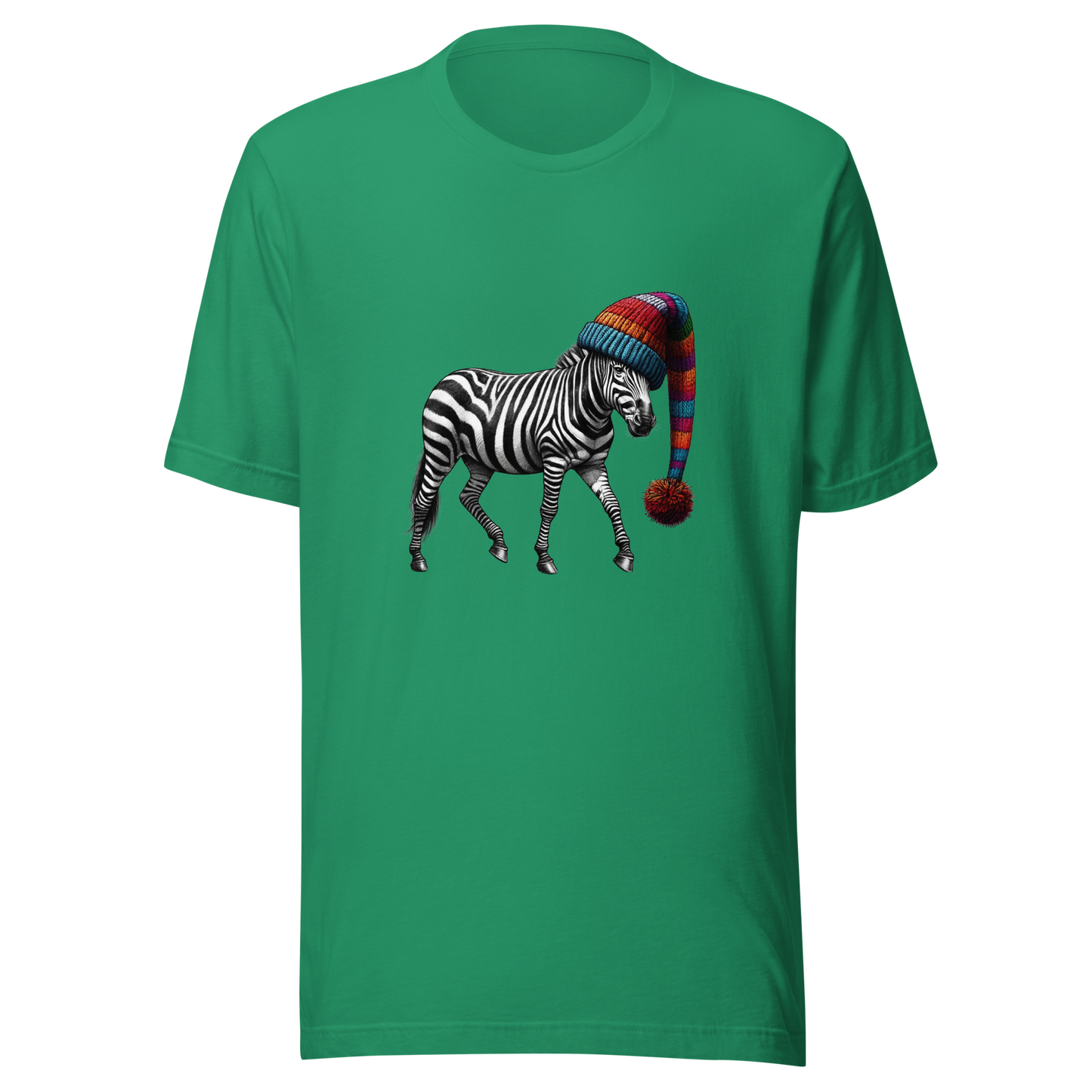 Unisex t-shirt - zebra in the hat