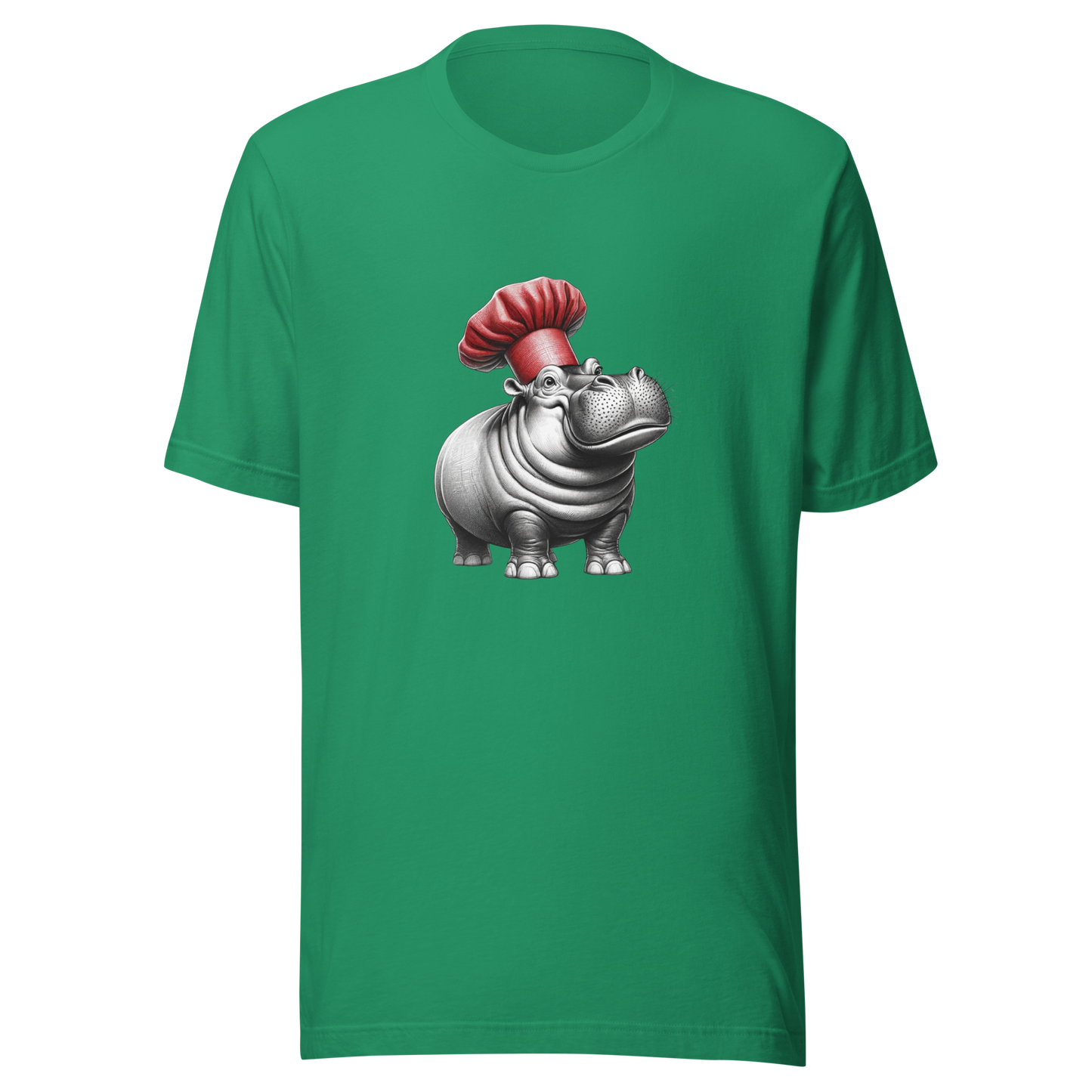 "Hippo Chef: Culinary Comedian" Unisex Graphic T-Shirt