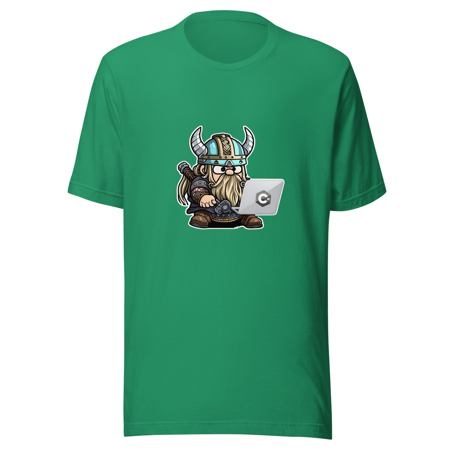 Unisex t-shirt with viking-programmer: Valhalla Debugging Squad