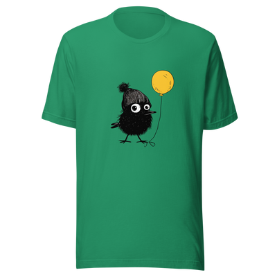 Unisex t-shirt Bird and Balloon - Radiant Art of Radiant Group