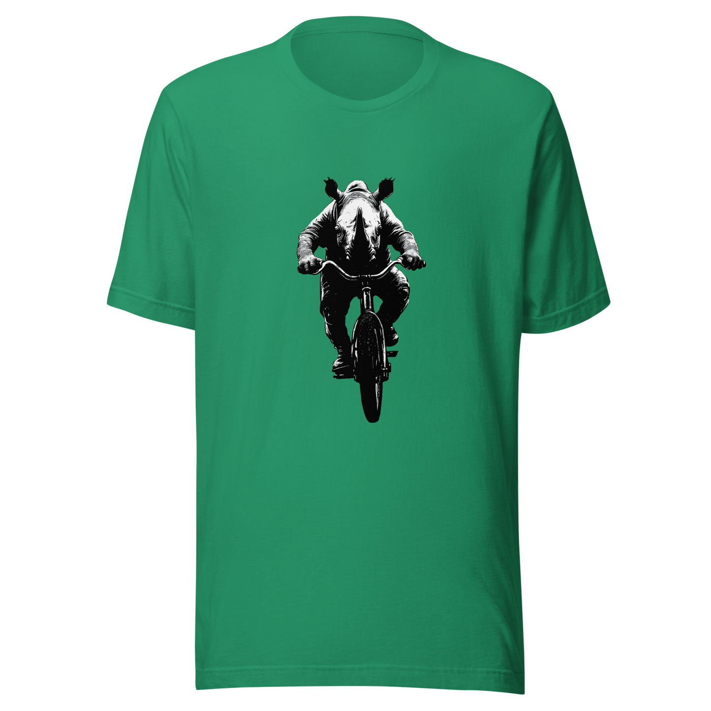 Unisex t-shirt "Pedal Like a Rhino"