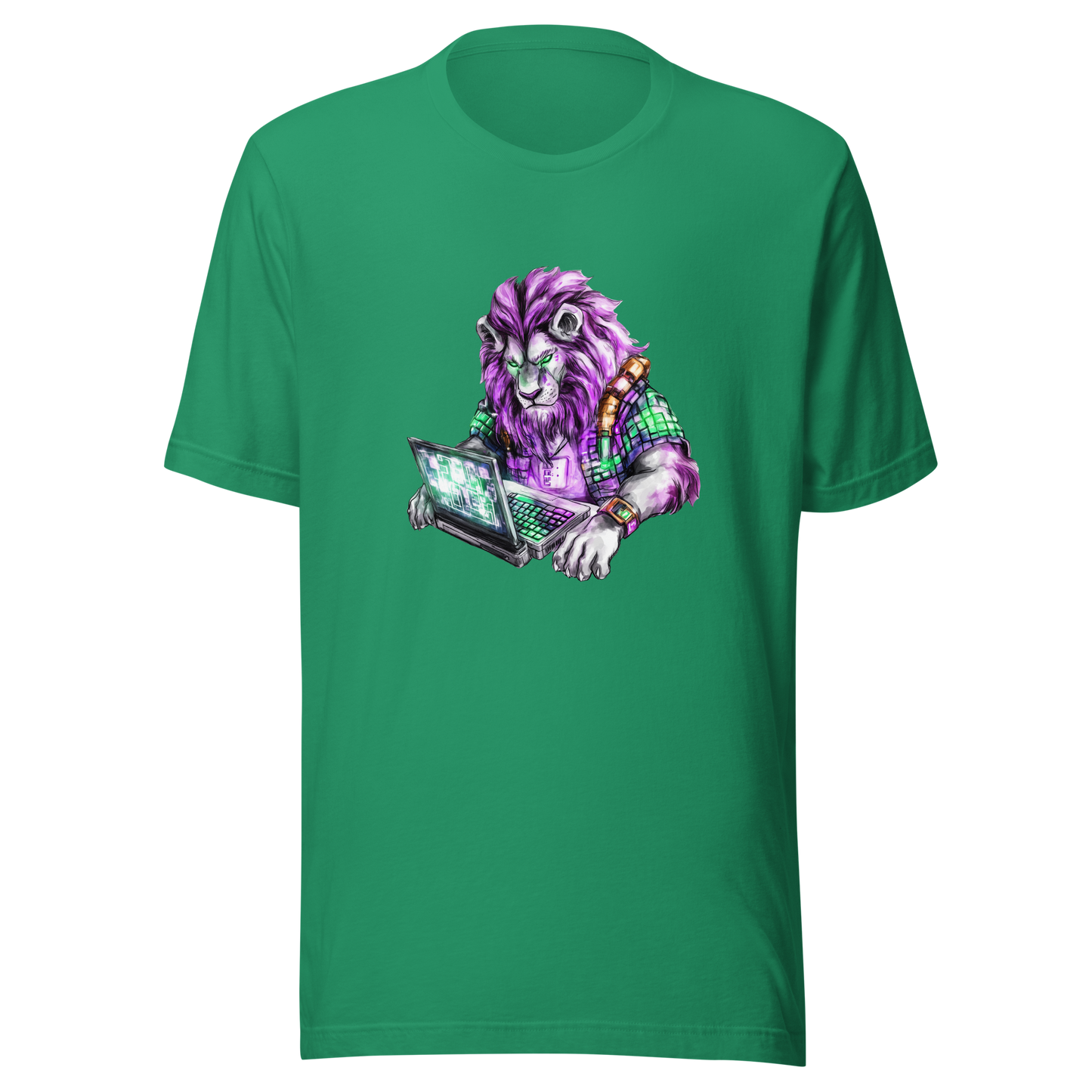 Unisex t-shirt "Lion Coder"