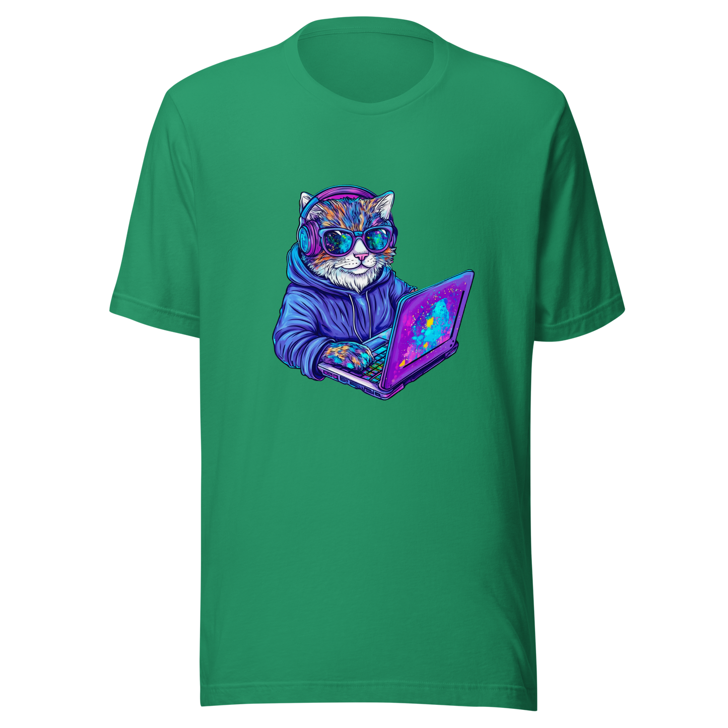 Unisex t-shirt "The Coder Cat"