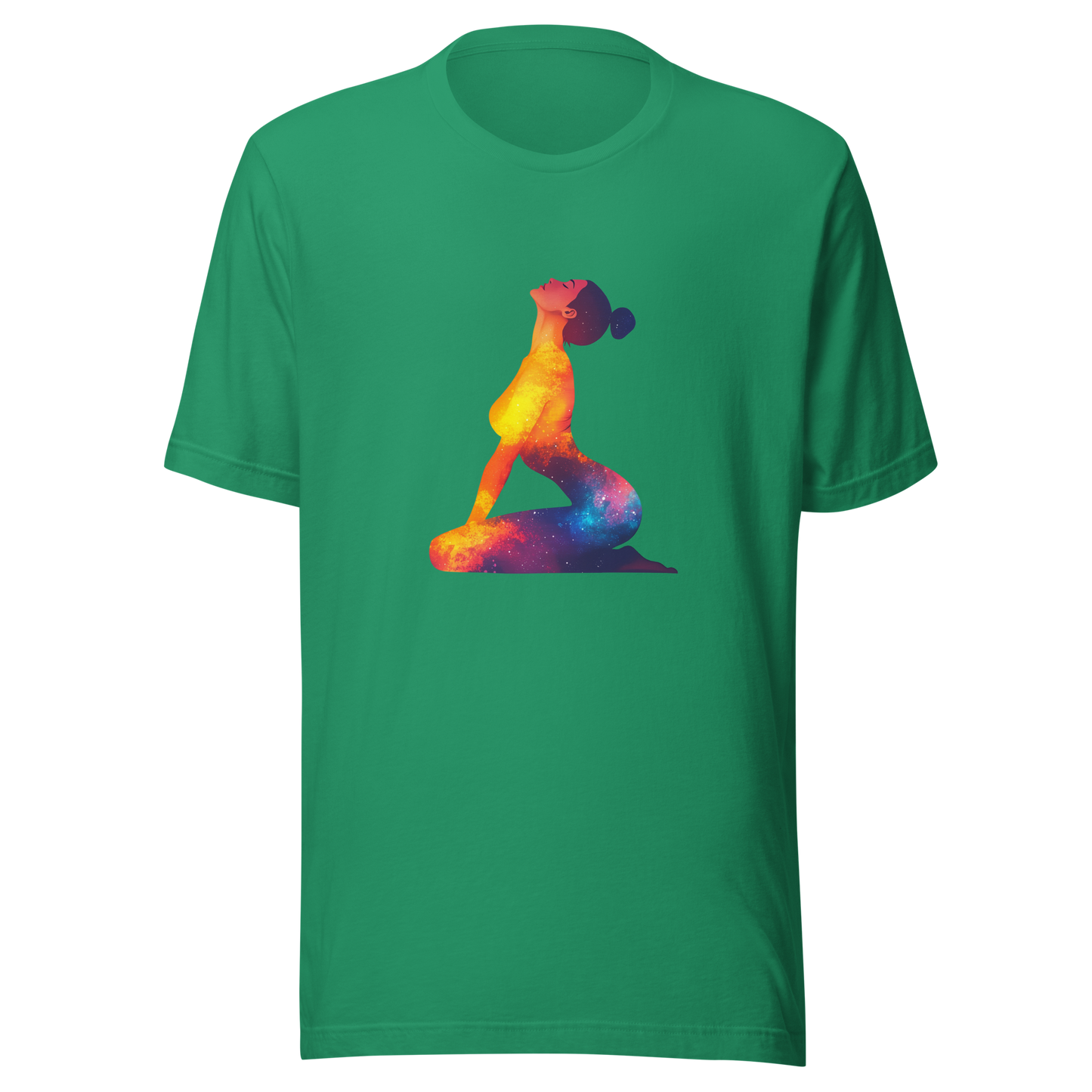 Unisex t-shirt "Yoga's Celestial Stretch"