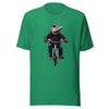Alligator T-shirt, Crocodile on Bicycle Tee, Cool Croc on Bike