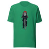 Lion on Bicycle T-Shirt, Cool Cycling T-Shirt, Bold Moves Only