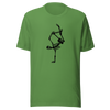 Unisex t-shirt with skeleton doing a handstand - Radiant Art of Radiant Group