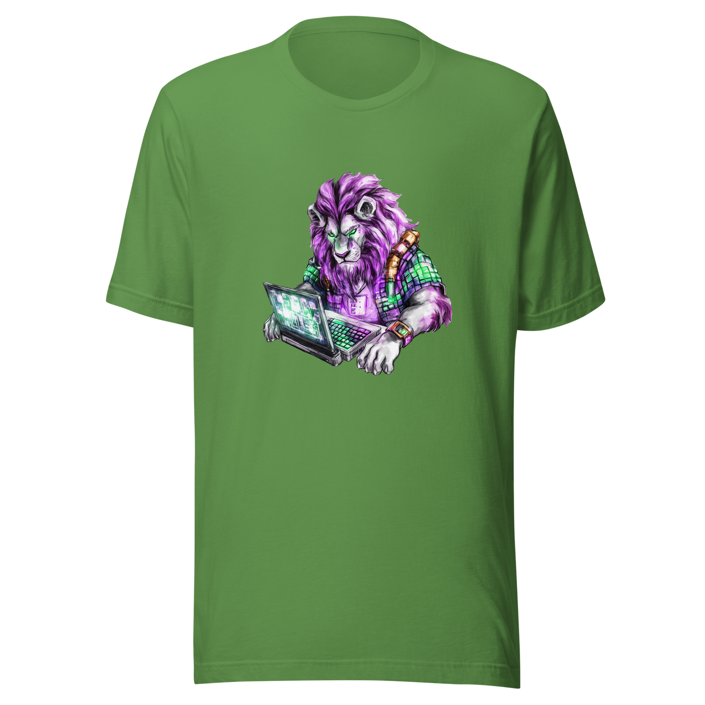 Unisex t-shirt "Lion Coder"