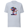 Unisex t-shirt "Galactic Serenity: Yoga Pose with Cosmic Tree" - Radiant Art of Radiant Group