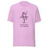 Funny Frog Ballerina T-Shirt: “First of All I’m a Delight”, frog tee gift for ballet lovers