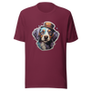 Unisex t-shirt "Top Hat Pooch: Distinguished Dog Portrait" - Radiant Art of Radiant Group