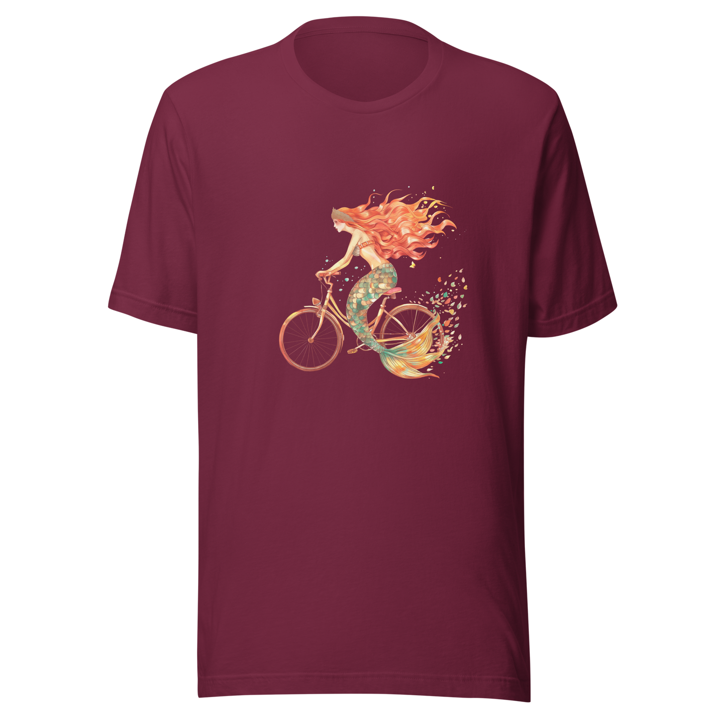 Unisex t-shirt "Mermaid on Wheels"