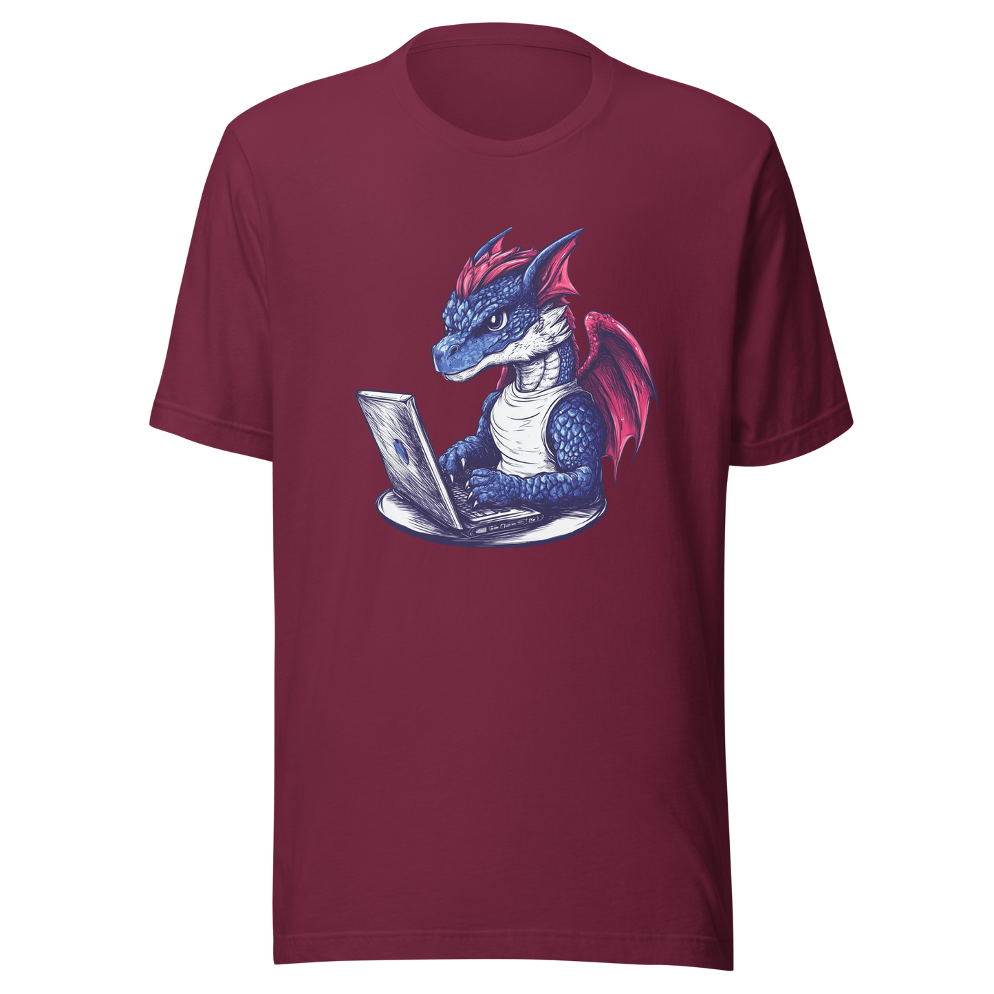 Unisex t-shirt  "Code Like a Dragon, Conquer Like a Legend"