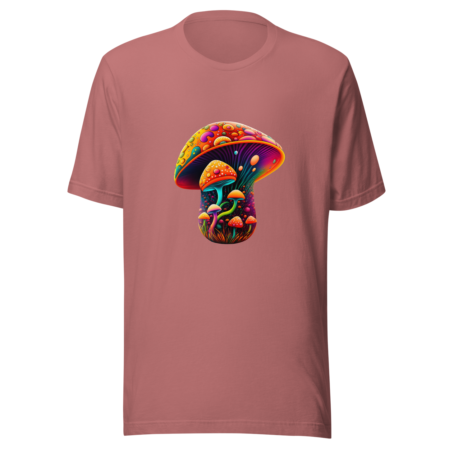 Unisex t-shirt with fantasy mushroom