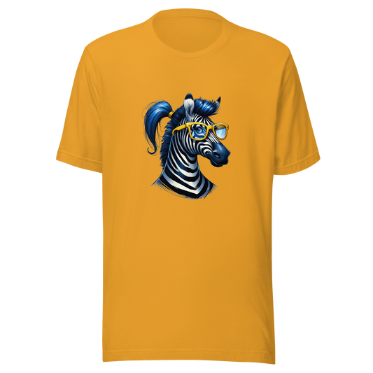 Unisex zebra t-shirt