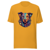 "Kaleidoscope Canine: Colorful Dog Portrait" Unisex T-Shirt - Radiant Art of Radiant Group