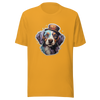 Unisex t-shirt "Top Hat Pooch: Distinguished Dog Portrait" - Radiant Art of Radiant Group
