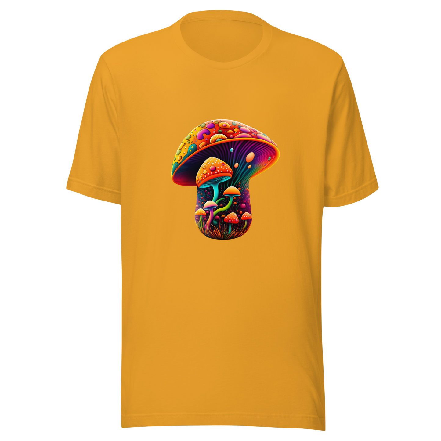 Unisex t-shirt with fantasy mushroom
