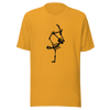 Unisex t-shirt with skeleton doing a handstand - Radiant Art of Radiant Group