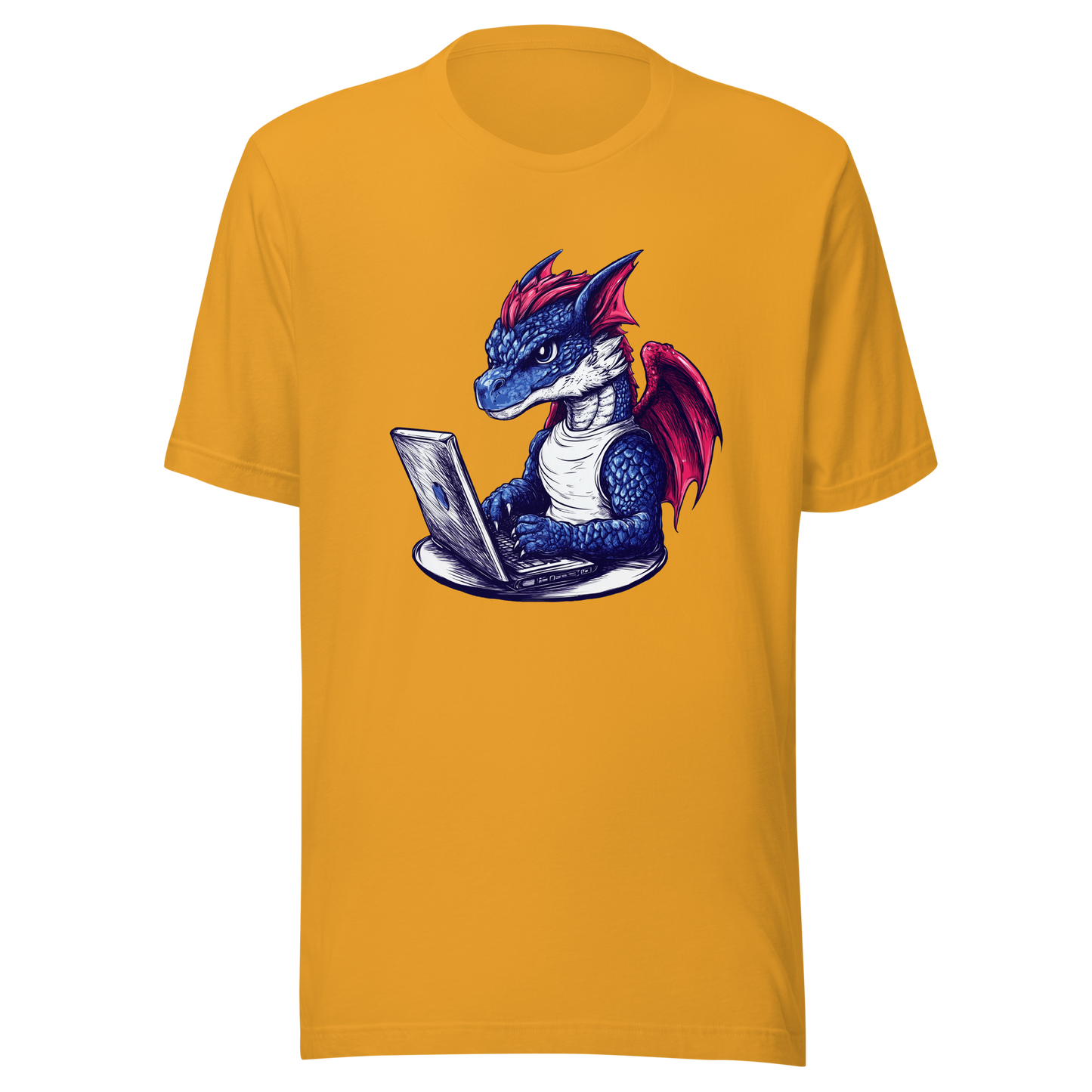 Unisex t-shirt  "Code Like a Dragon, Conquer Like a Legend"