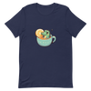 Unisex t-shirt with crocodile, tea time - Radiant Art of Radiant Group