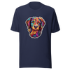 Unisex t-shirt "Kaleidoscopic Canine: A Spectrum of Colors" - Radiant Art of Radiant Group