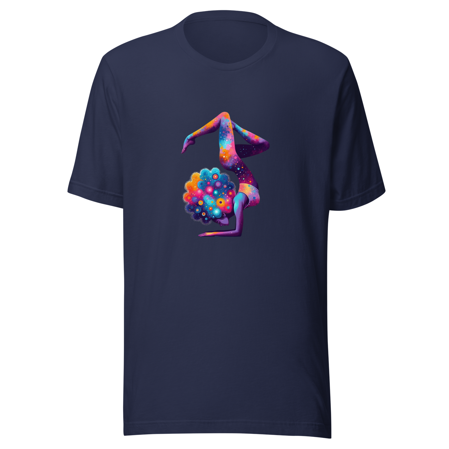 Unisex t-shirt "Cosmic Yoga: Nebula Pose"