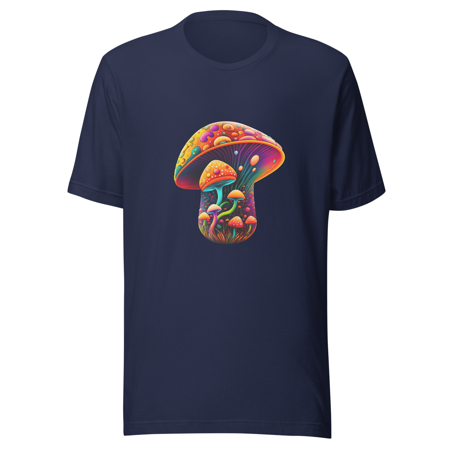 Unisex t-shirt with fantasy mushroom