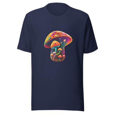 Unisex t-shirt with fantasy mushroom - Radiant Art of Radiant Group