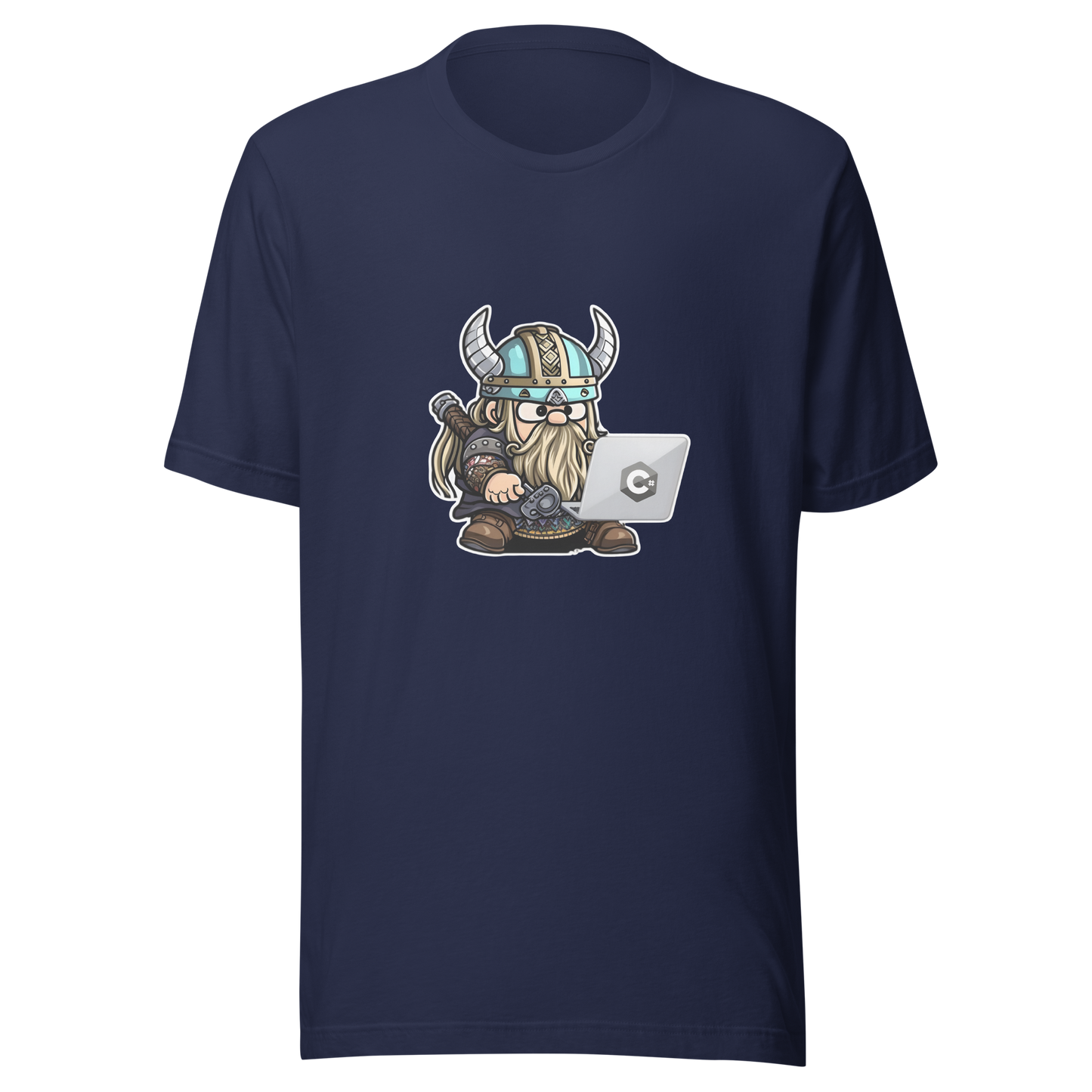 Unisex t-shirt with viking-programmer: Valhalla Debugging Squad