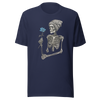 Unisex t-shirt "Floral Skeleton Chic" - Radiant Art of Radiant Group