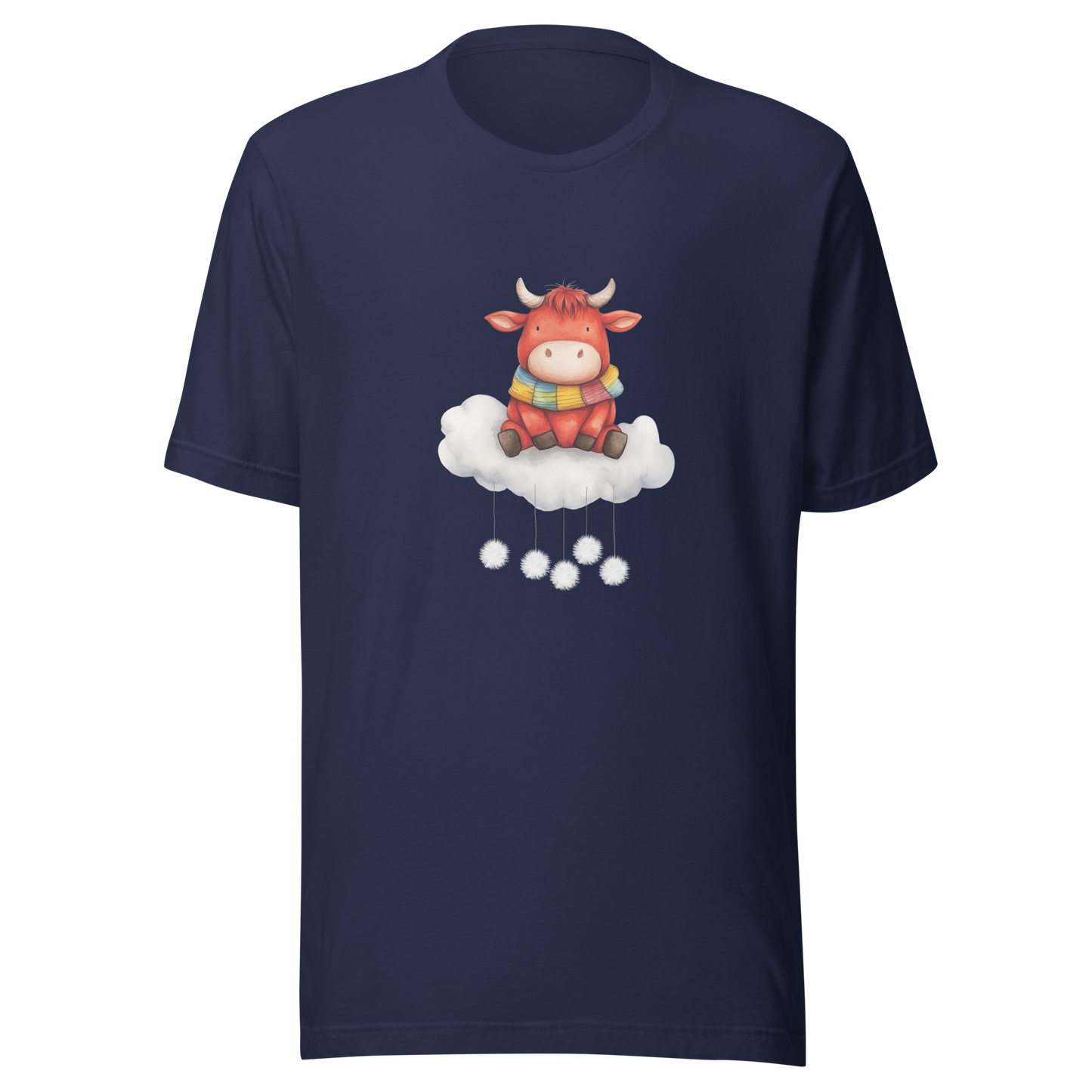 Unisex t-shirt "Cow in the Sky on the cloud"