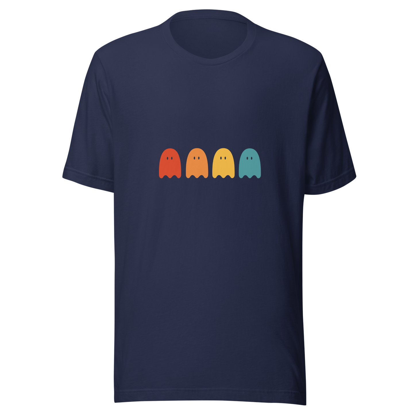 Unisex t-shirt "Ghostly Vibes: Minimalist Halloween Spirits"