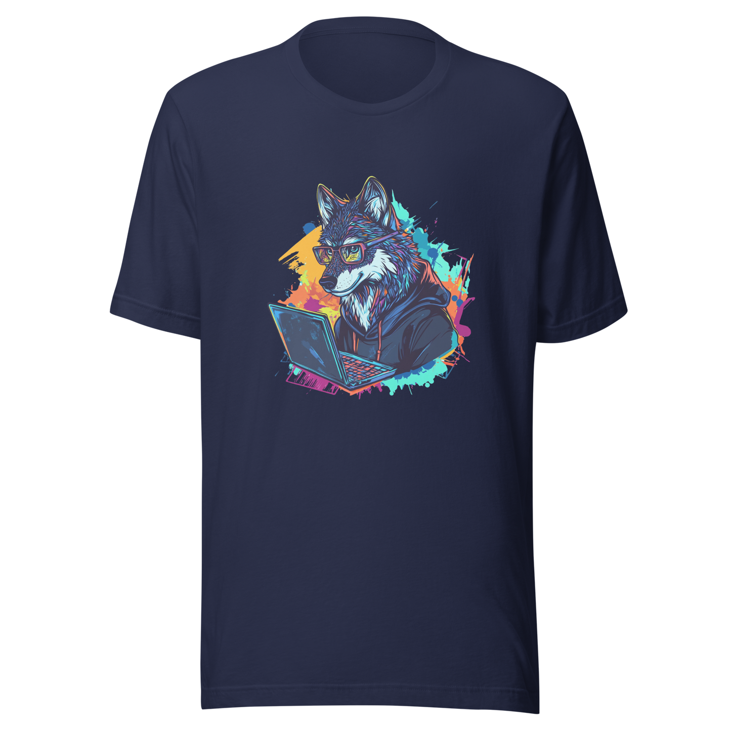 Unisex t-shirt "Wolf of Code Street"