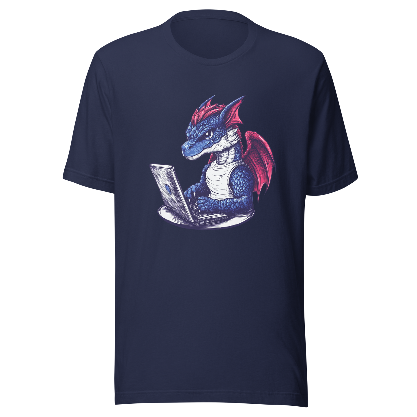 Unisex t-shirt  "Code Like a Dragon, Conquer Like a Legend"
