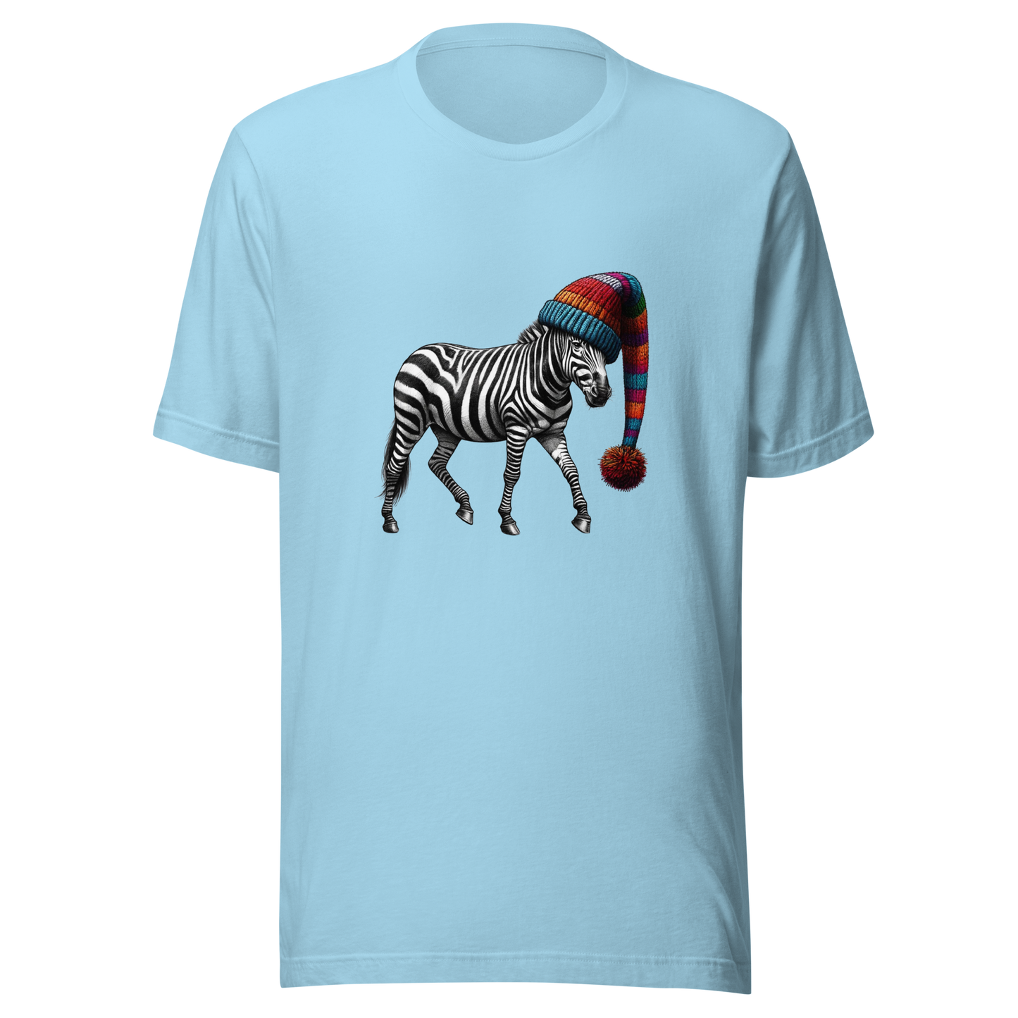 Unisex t-shirt - zebra in the hat