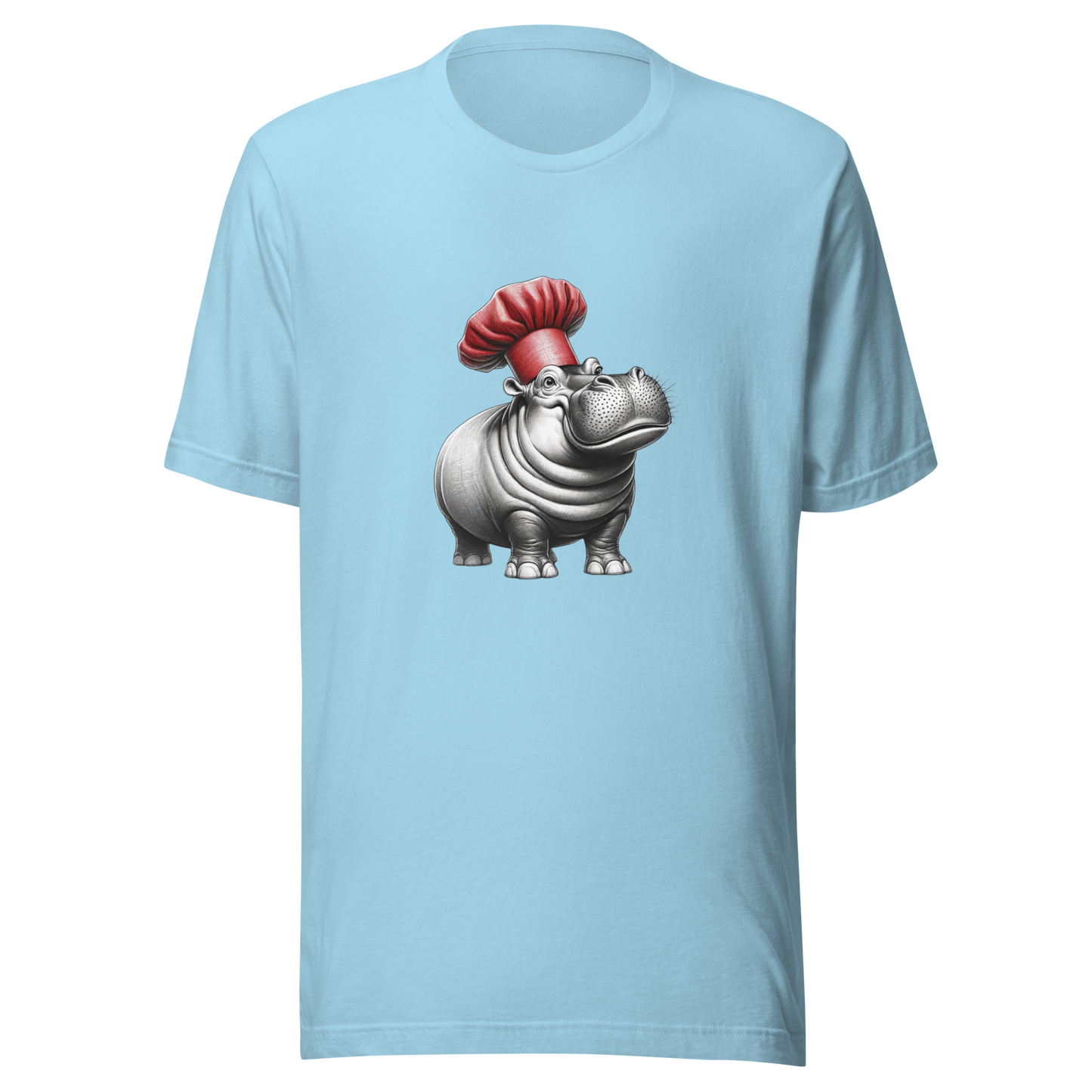 "Hippo Chef: Culinary Comedian" Unisex Graphic T-Shirt
