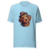 Unisex t-shirt "Bohemian Bowler: Artistic Dog with Hat" - Radiant Art of Radiant Group