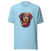 Unisex t-shirt "Kaleidoscopic Canine: A Spectrum of Colors" - Radiant Art of Radiant Group