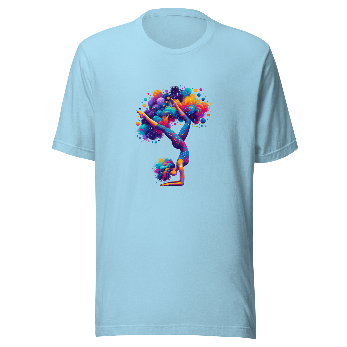 Unisex Graphic t-shirt "Stellar Asana: Cosmic Yoga Pose"