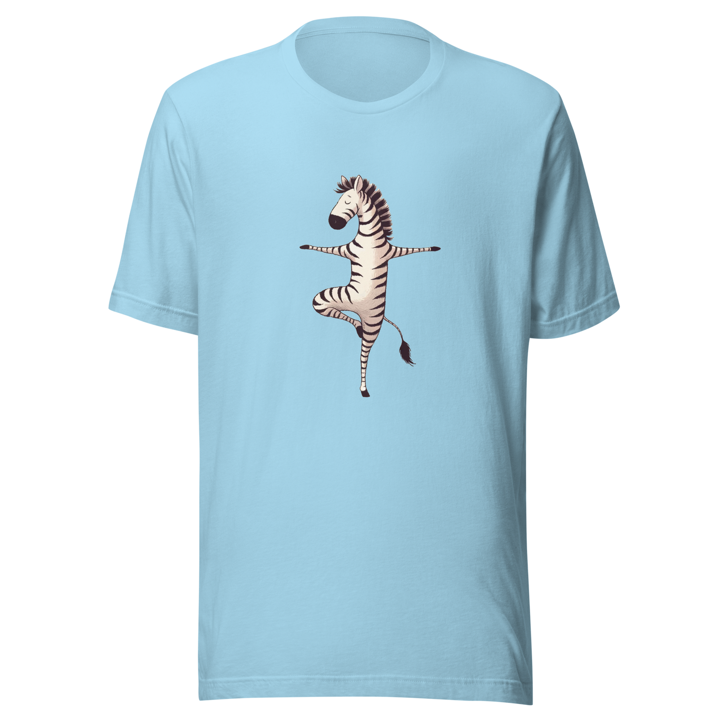 Unisex t-shirt Yoga Zebra