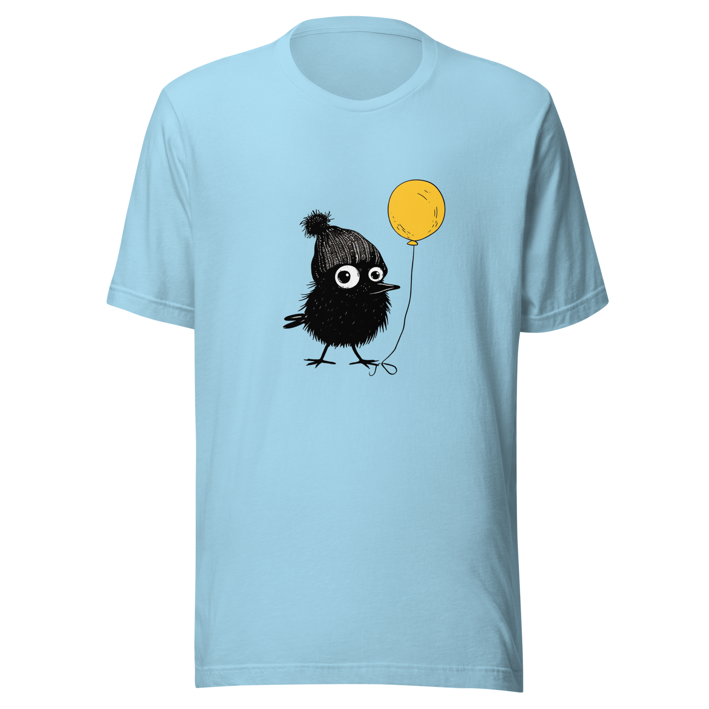 Unisex t-shirt Bird and Balloon