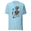 Unisex t-shirt "Floral Skeleton Chic" - Radiant Art of Radiant Group