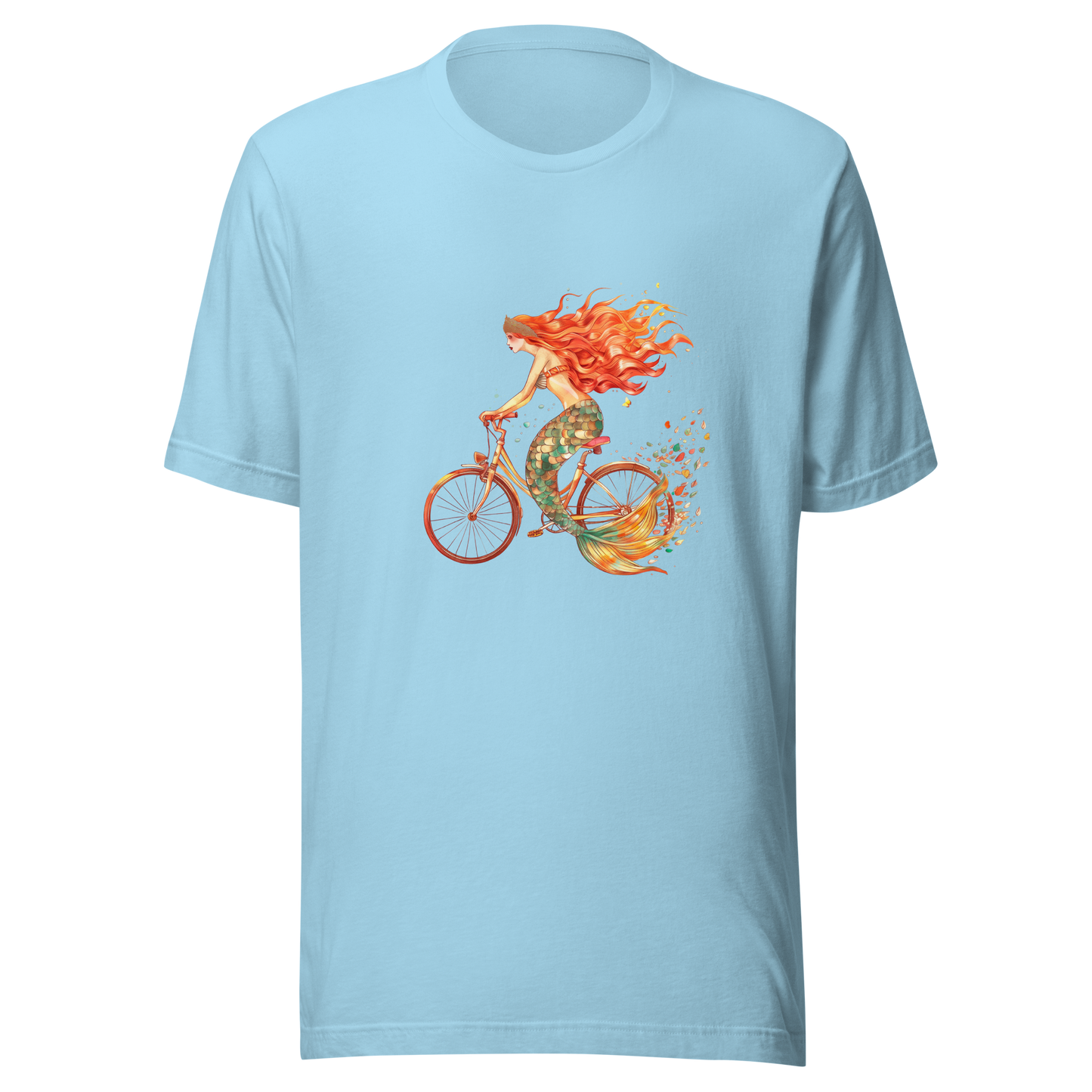 Unisex t-shirt "Mermaid on Wheels"